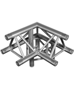 TAF truss triangle FT33, 3-way 90° corner, apex up right