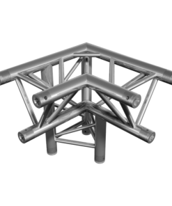 TAF truss triangle FT33, 3-way 90° corner, apex down left