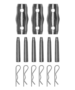 TAF connection set FT33-FT43 (3 connectors + 6 pins + 6 clips)