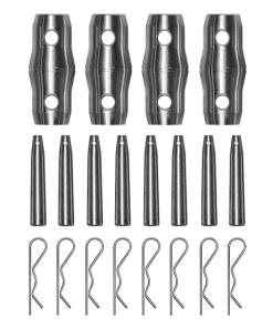 TAF connection set FT34-FT44 (4 connectors + 8 pins + 8 clips)