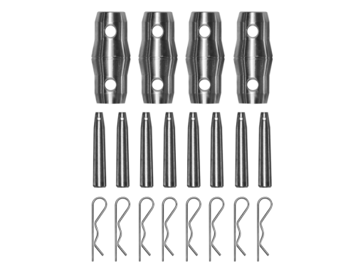 TAF connection set FT34-FT44 (4 connectors + 8 pins + 8 clips)