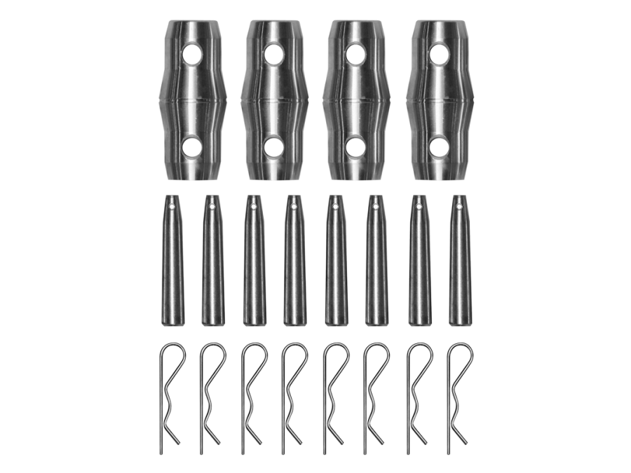 TAF connection set FT34-FT44 (4 connectors + 8 pins + 8 clips)