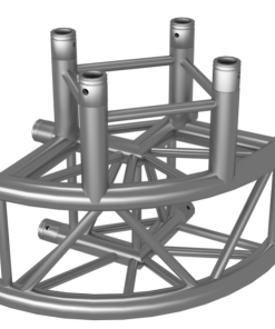 TAF truss box FT34, 3-way 90° corner rounded (50x2mm)