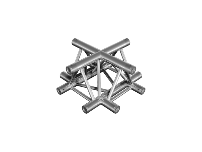 TAF truss triangle HT33, 4-way vertical cross junction