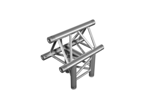 TAF truss triangle HT33, 3-way horizontal T-junction, apex up