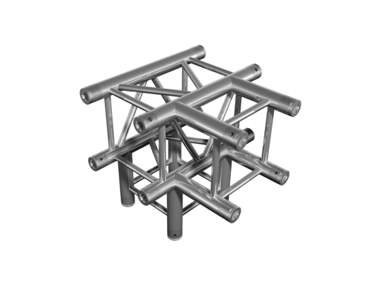 TAF truss box HT34, 4-way T-junction (50x3mm)