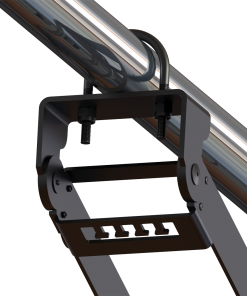 Upper end cable guide fixing for pipe