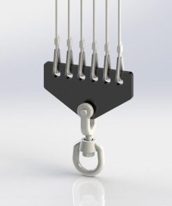 Swivel clew 6/1 250 kg