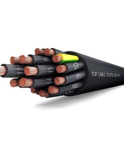 Top Cable, black theater multi, VV-F (different insulation)