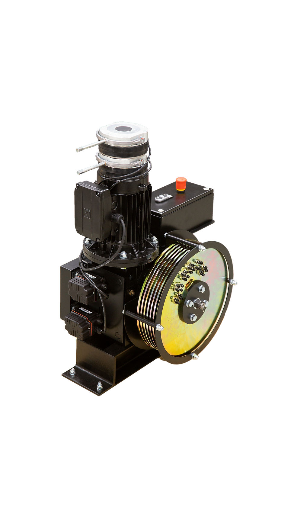 FlexPile electric winch 250kg SWL 3-6 lines, double brake, rope keeps
