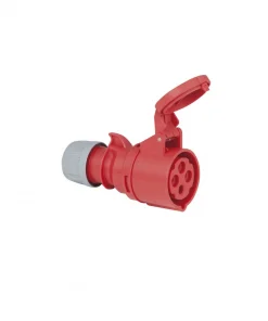 CEE connector quick-fix 4p. 400V RED female