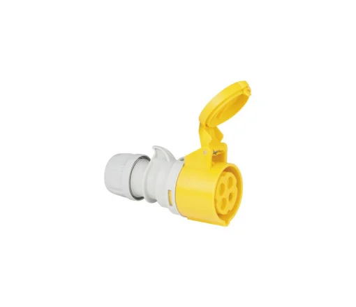 CEE connector quick-fix 4p. 110V YELLOW female