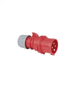 CEE connector quick-fix 4p. 400V RED male