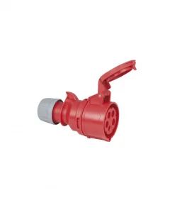 CEE connector 5p. 400V/16A RED female