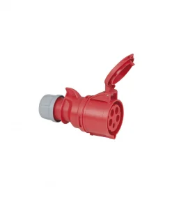 CEE connector 5p. 400V/32A RED female