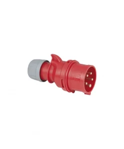 CEE connector 5p. 400V/16A RED male