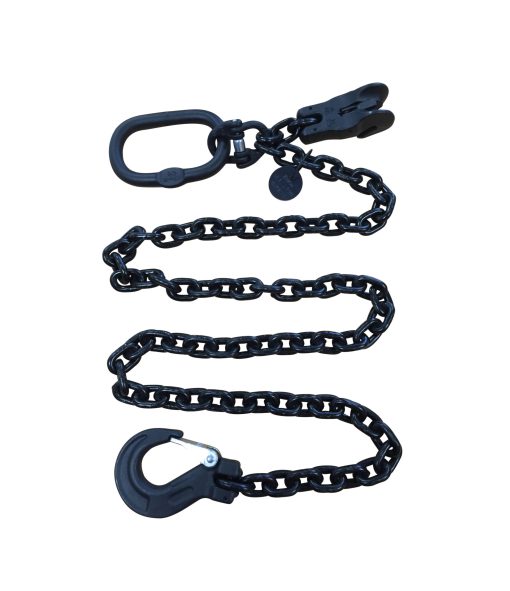 Chain clutch 1 ton, with safety lock, black