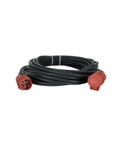 Motor power cable, 4x1,5mm² with RED 4p. CEE connectors 400V (different lengths)