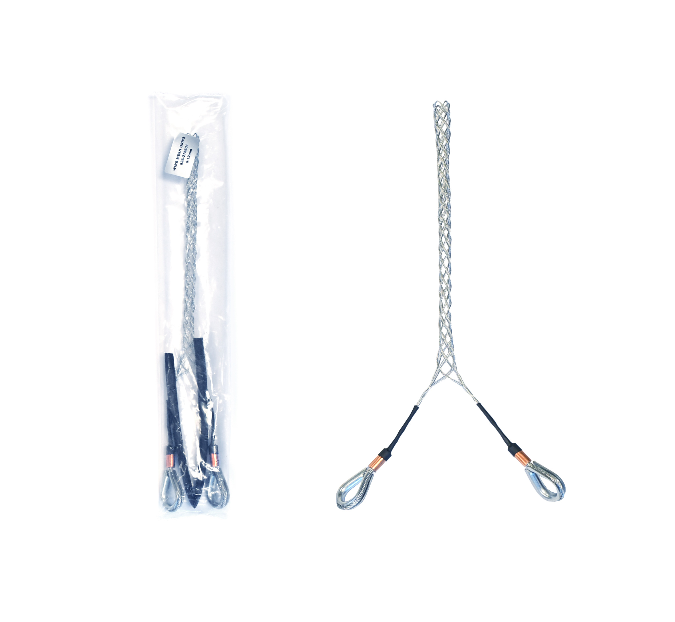 Small Cable Support Grip with Double Eye, 6-12mm - Image 2