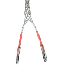Large Cable Support Grip with Double Eye, 25-36mm