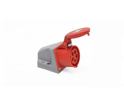 CEE wall socket 5p. 400V RED Female (Copy)