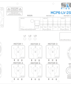 MCP6-LV, Low Voltage Analog Case Motor Controller (6ch, different connectors) - Image 3
