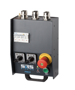 PMC2-DV-CEE, Analog Motor Controller, 2 ch, handheld/wall-mounted, CEE 16A 4p Red F