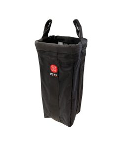 PSRIG Chain Bag, black textile, size: S (small)