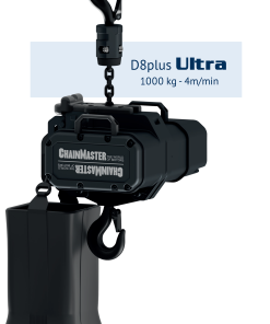 CHAINMASTER D8Plus Ultra 1000 kg, direct controlled, ready-to-use with customer specified chain