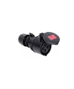 CEE connector quickfix 4p 6h. 400V BLACK/red Female