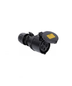 CEE connector quickfix 4p 4h. 110V BLACK/yellow Female