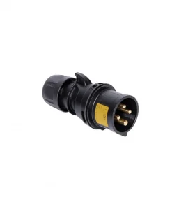 CEE connector quickfix 4p 4h. 110V BLACK/yellow Male