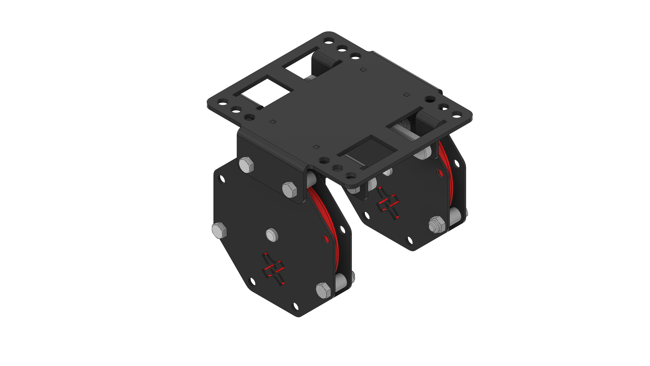 FlexBeam Double Drop Pulley, for 100-140mm beam
