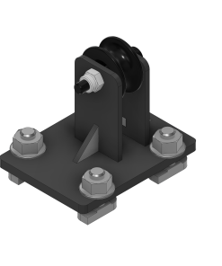FlexBeam Guide Pulley, angle adjustment for first drop