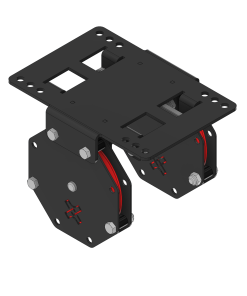 FlexBeam Double Drop Pulley, for 160-200mm beam