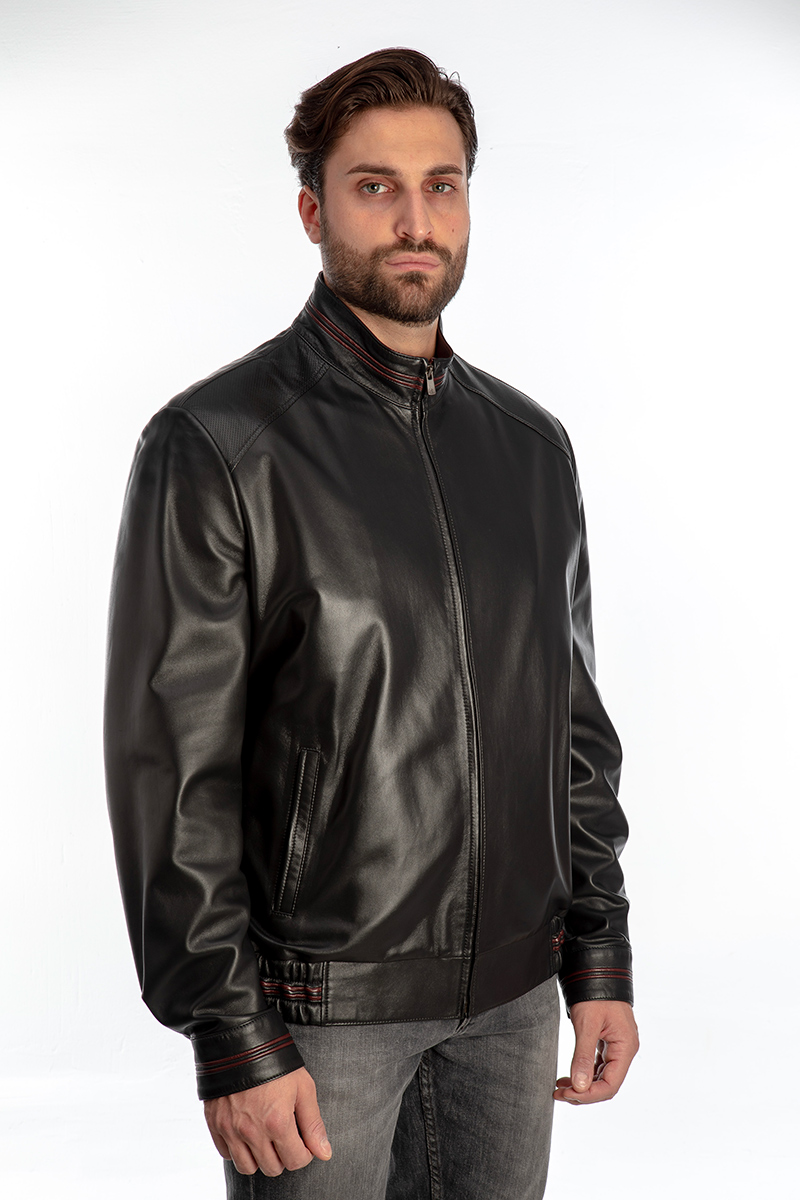 Carlos leather jacket - Punto Pelle