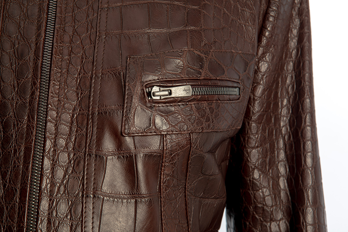 Crocodile jacket - Punto Pelle