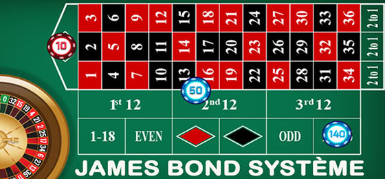 Système James Bond pour gagner à la roulette