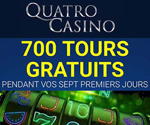 700 tours chez Quatro Casino en 2021