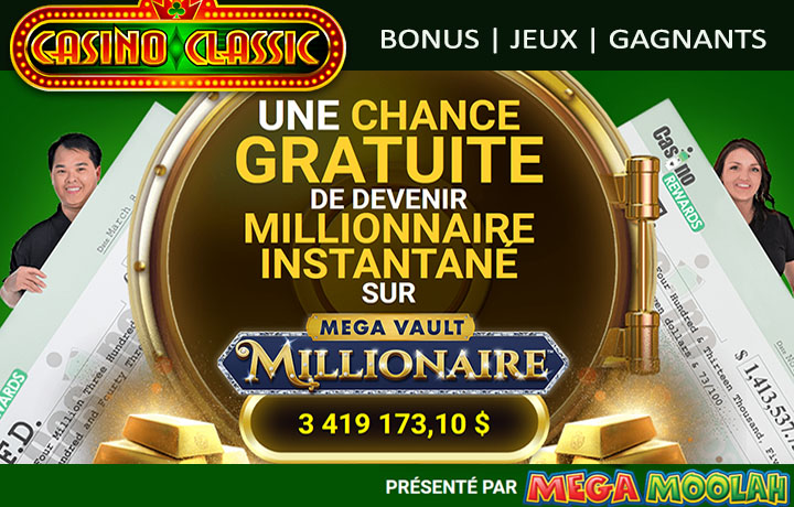 Tout gratuit chez Casino Classic