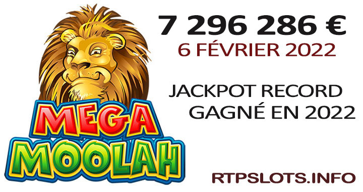 Le Mega Moolah gagnant record du 6 février 2022