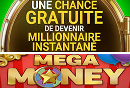 Mega Money Wheel tours sans dépôt chez Casino Classic
