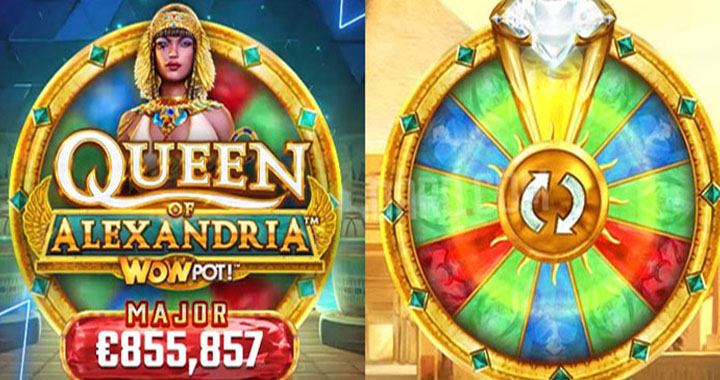 Jackpot Gagnant sur Queen of Alexandria WowPot