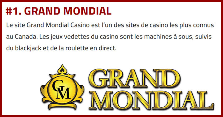 Grand Mondial Casino pour les Ontarois