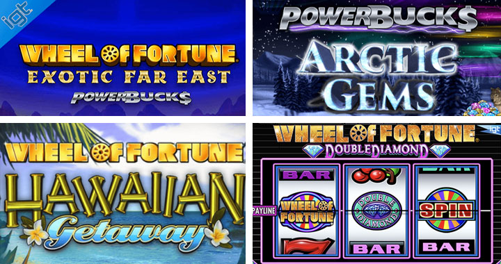 Série des jeux Powerbucks et Wheel of Fortune