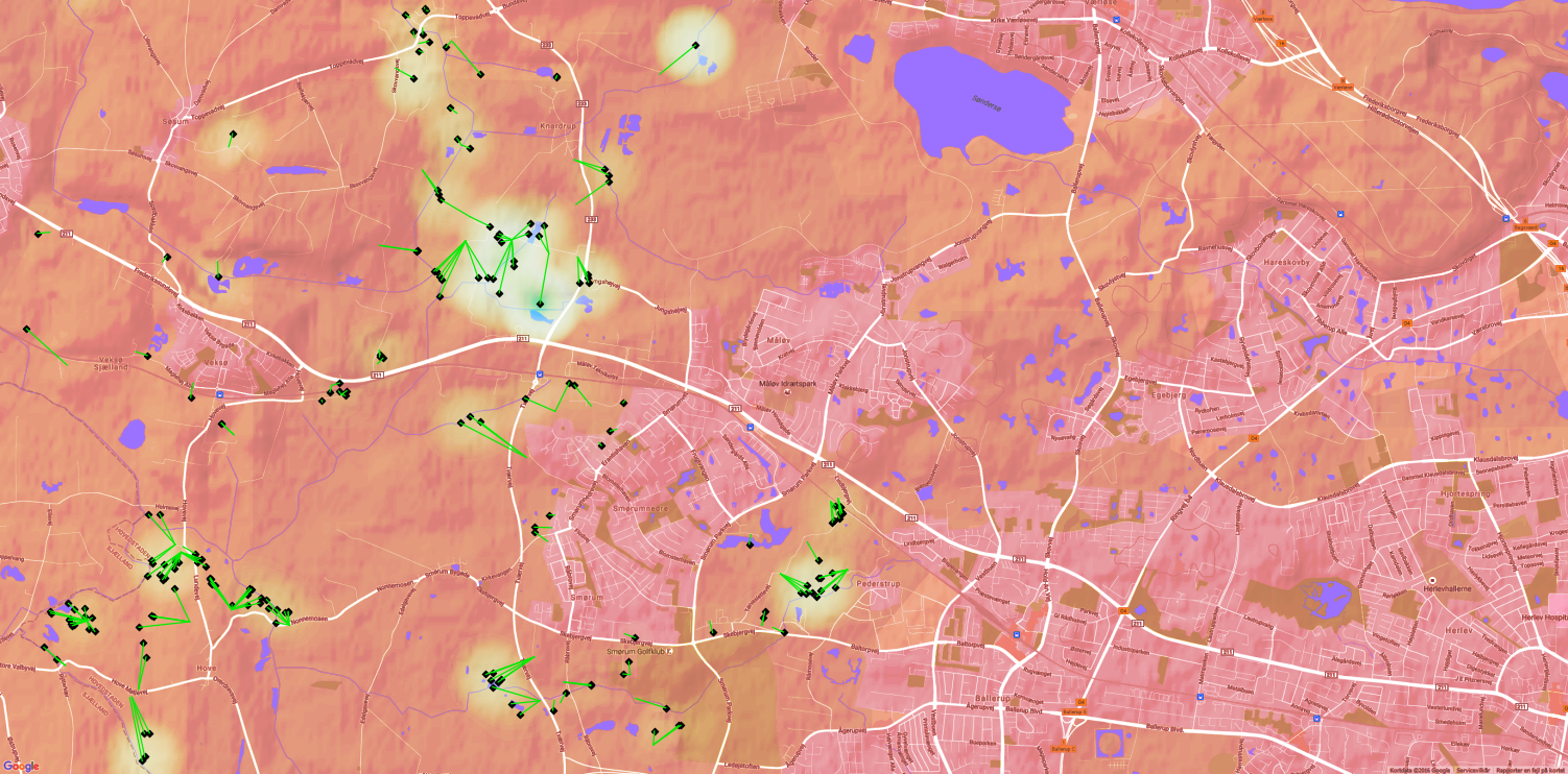 Heatmap-nearest-hub