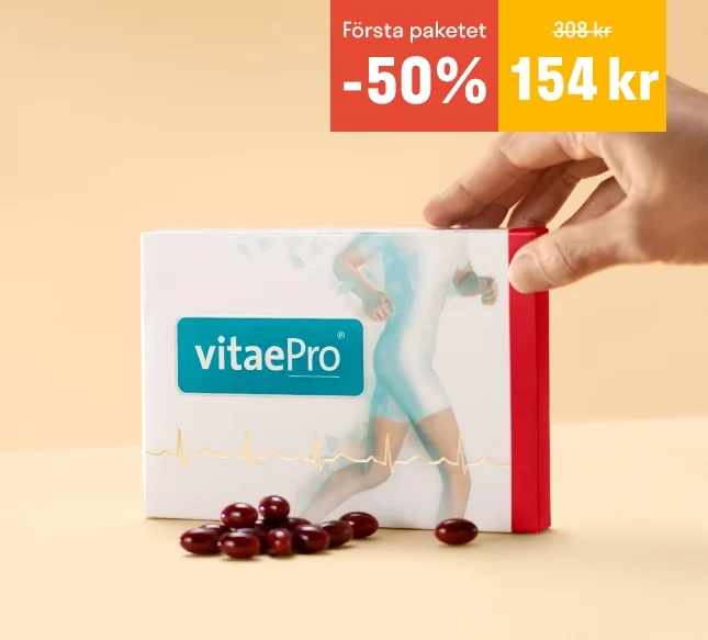 VitaePro – för muskler & leder. Prova till 50 % och var med i utlottning av fina priser!