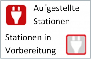Aufgesteelt -in Vorbereitung