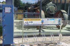 Verschließbare E-Bike Ladestation am Agroneum in Alt Schwerin