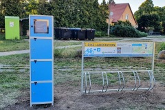 Verschließbare E-Bike Ladestation in der Gemeinde Mestlin